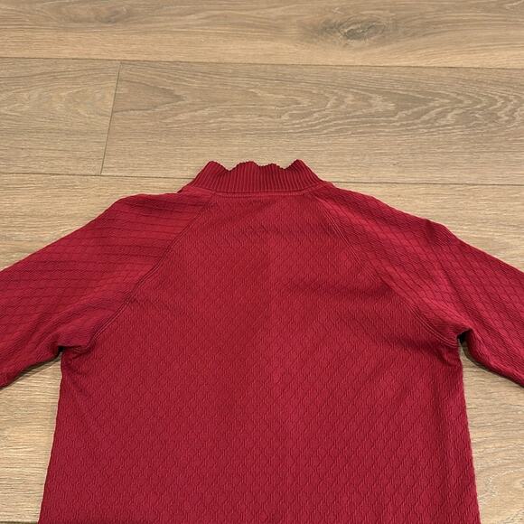 LULULEMON Star Ruby Rest Less 1/2 Zip Long Sleeve Active Pullover Run Top Sz 6 - Picture 6 of 13